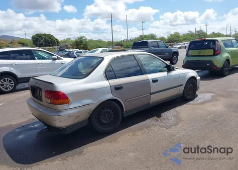 1998 Honda Civic Lx из США, поврежденный, VIN JHMEJ6672WS005755